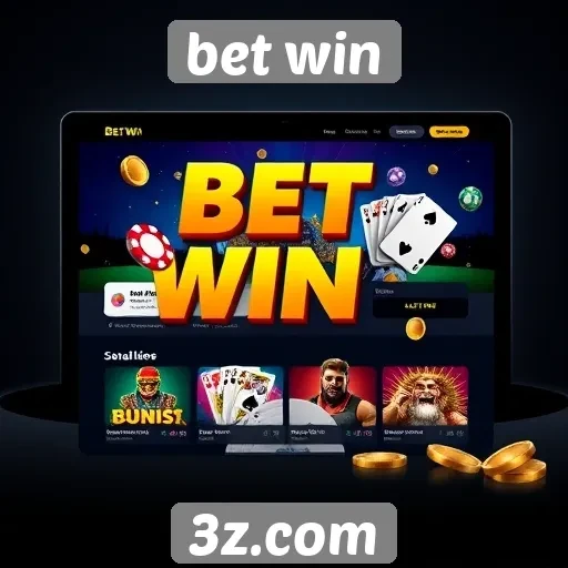 Interface do site Bet Win é amigável e intuitiva